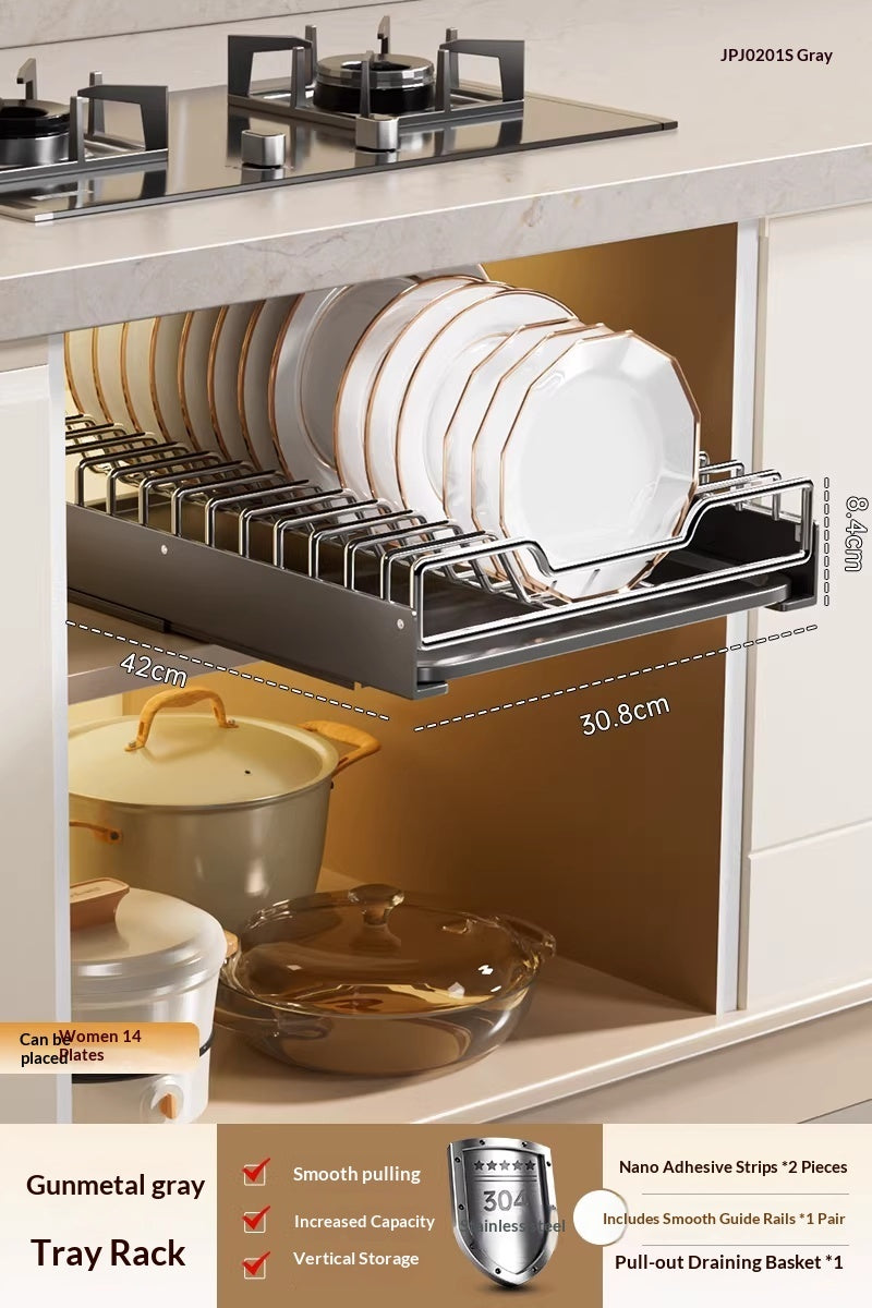 Extendable Pull-Out  Steel Drawer Organiser