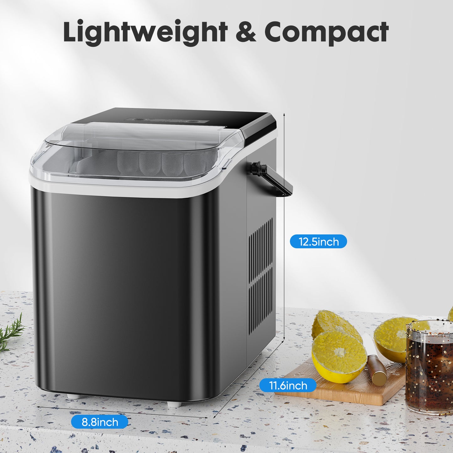 Home Office Crystal Ice maker 12kg
