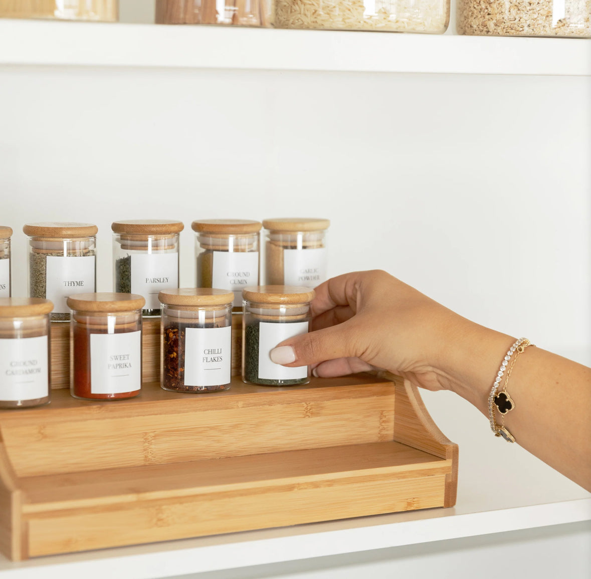Large Bamboo Shelf
