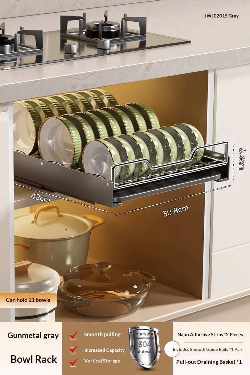 Extendable Pull-Out  Steel Drawer Organiser