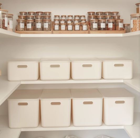 Pure White Storage Basket Wardrobe Drawer