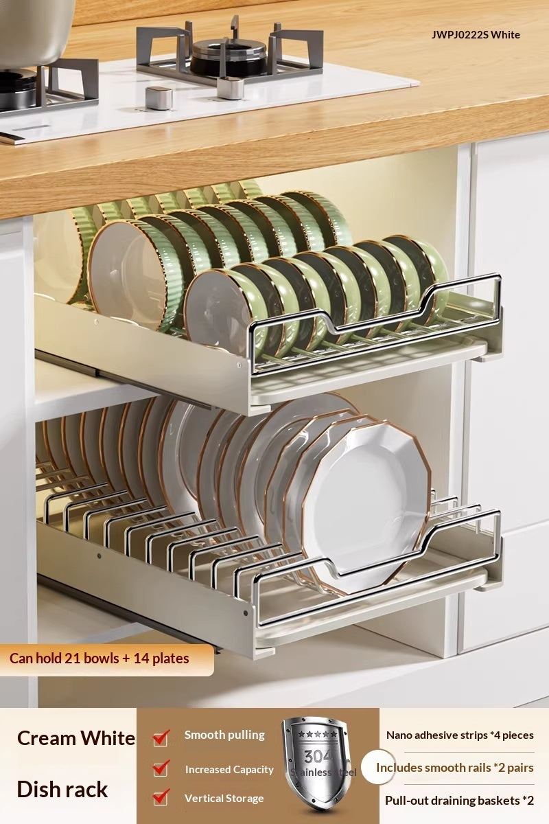 Extendable Pull-Out  Steel Drawer Organiser