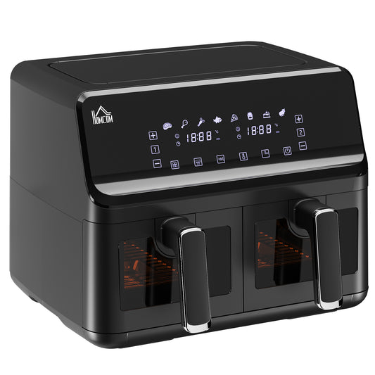 8L Dual Basket Low Fat Cooking Air Fryer